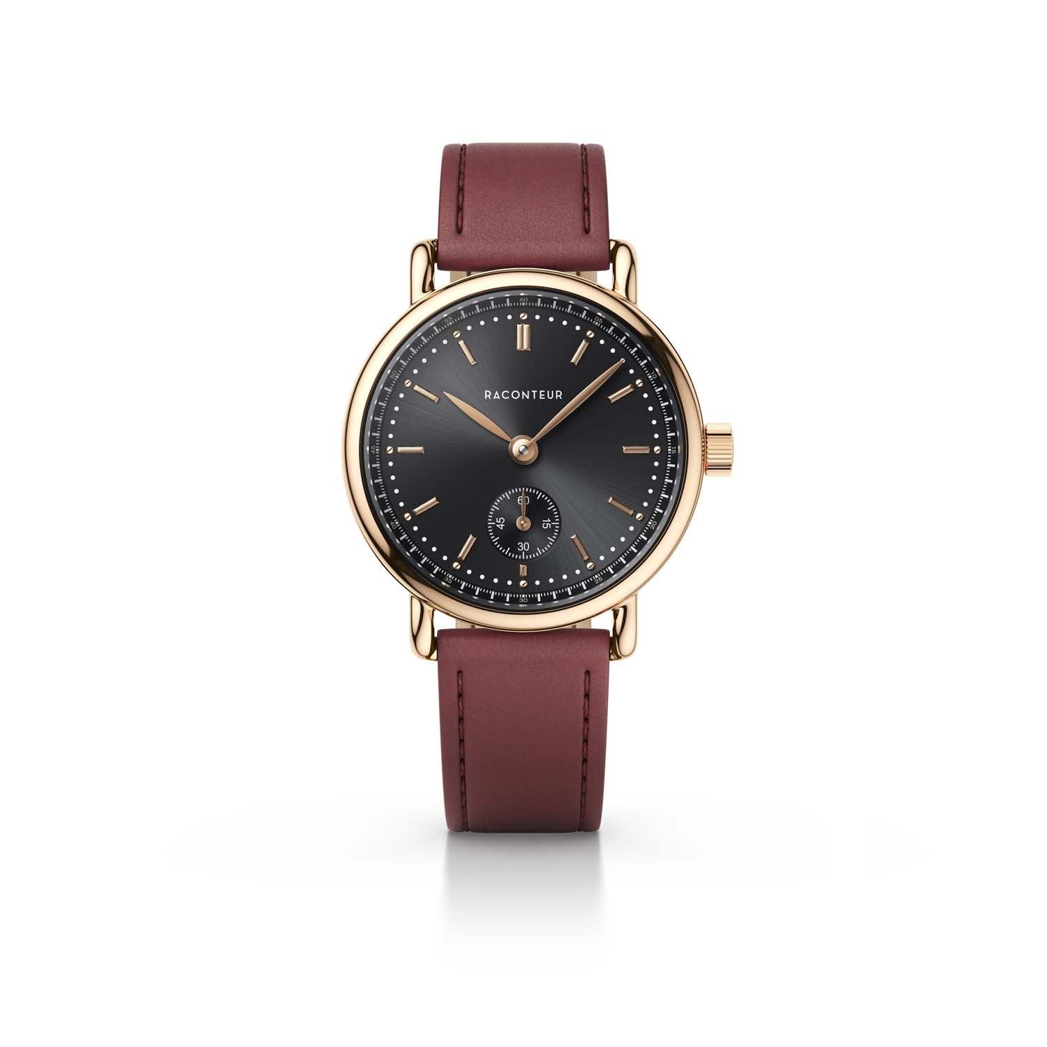 Earhart – Rosé Gold & Grey - Raconteur Watches