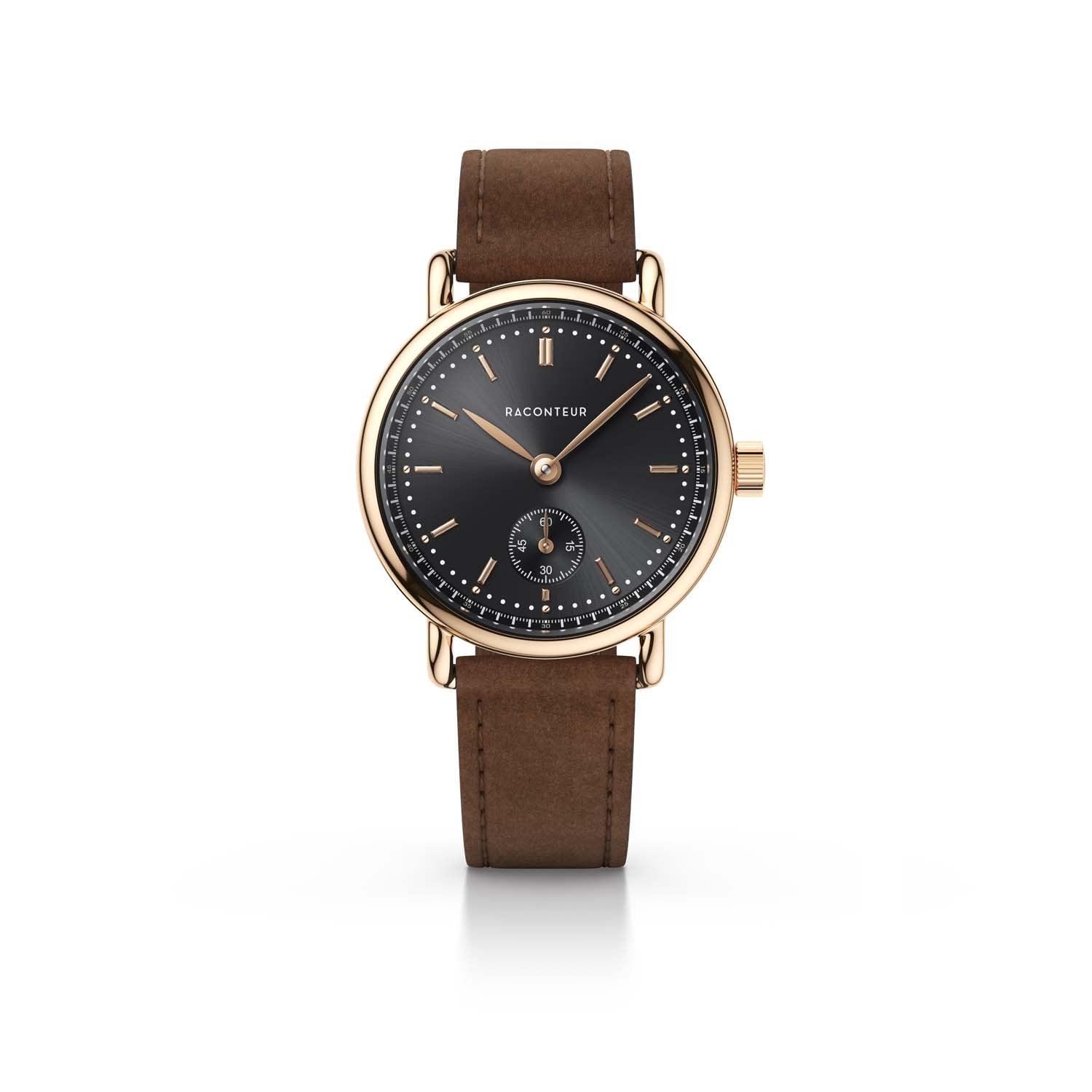 Earhart – Rosé Gold & Grey - Raconteur Watches