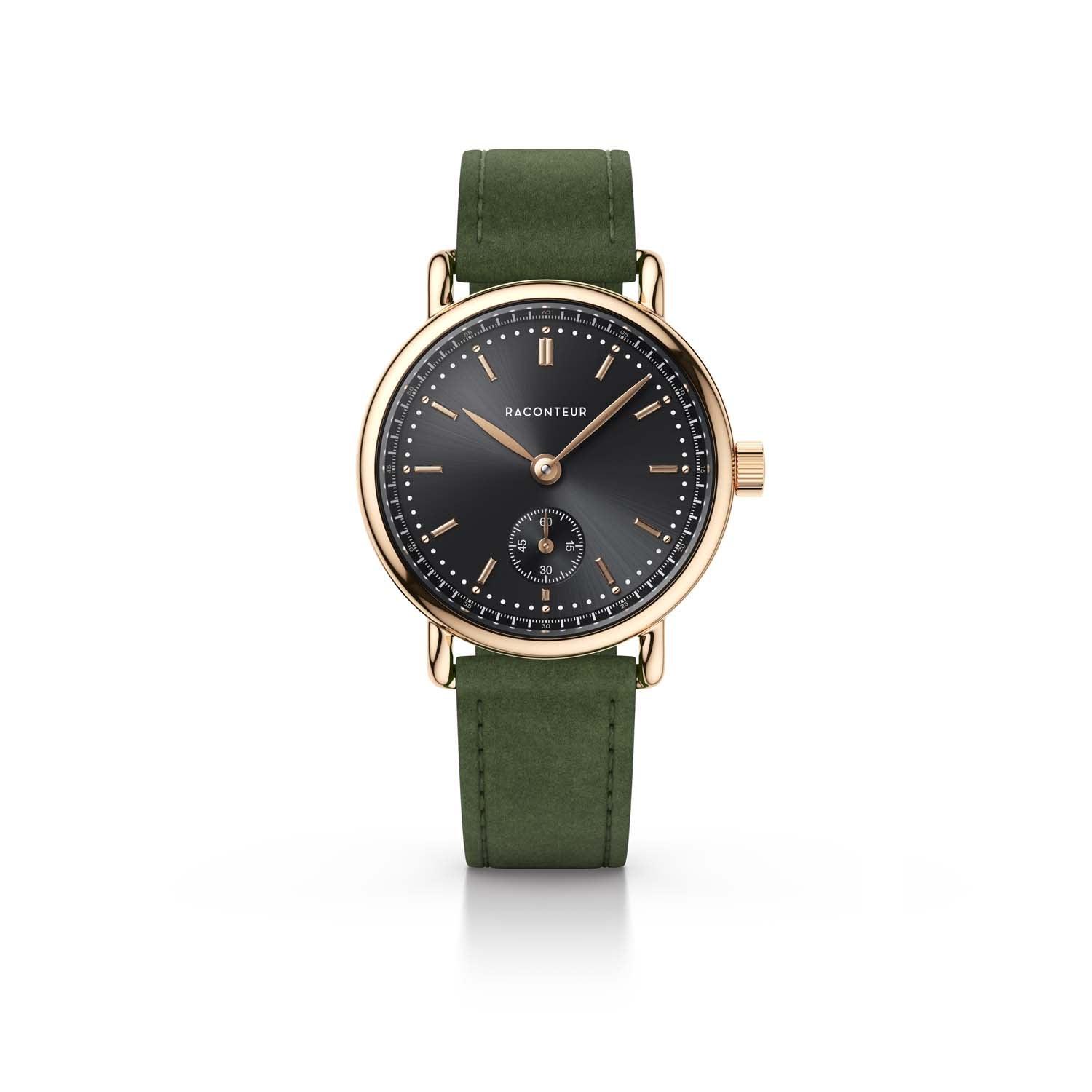 Earhart – Rosé Gold & Grey - Raconteur Watches