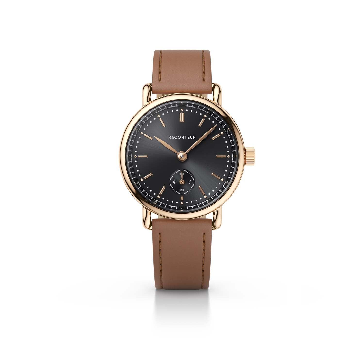 Earhart – Rosé Gold & Grey - Raconteur Watches