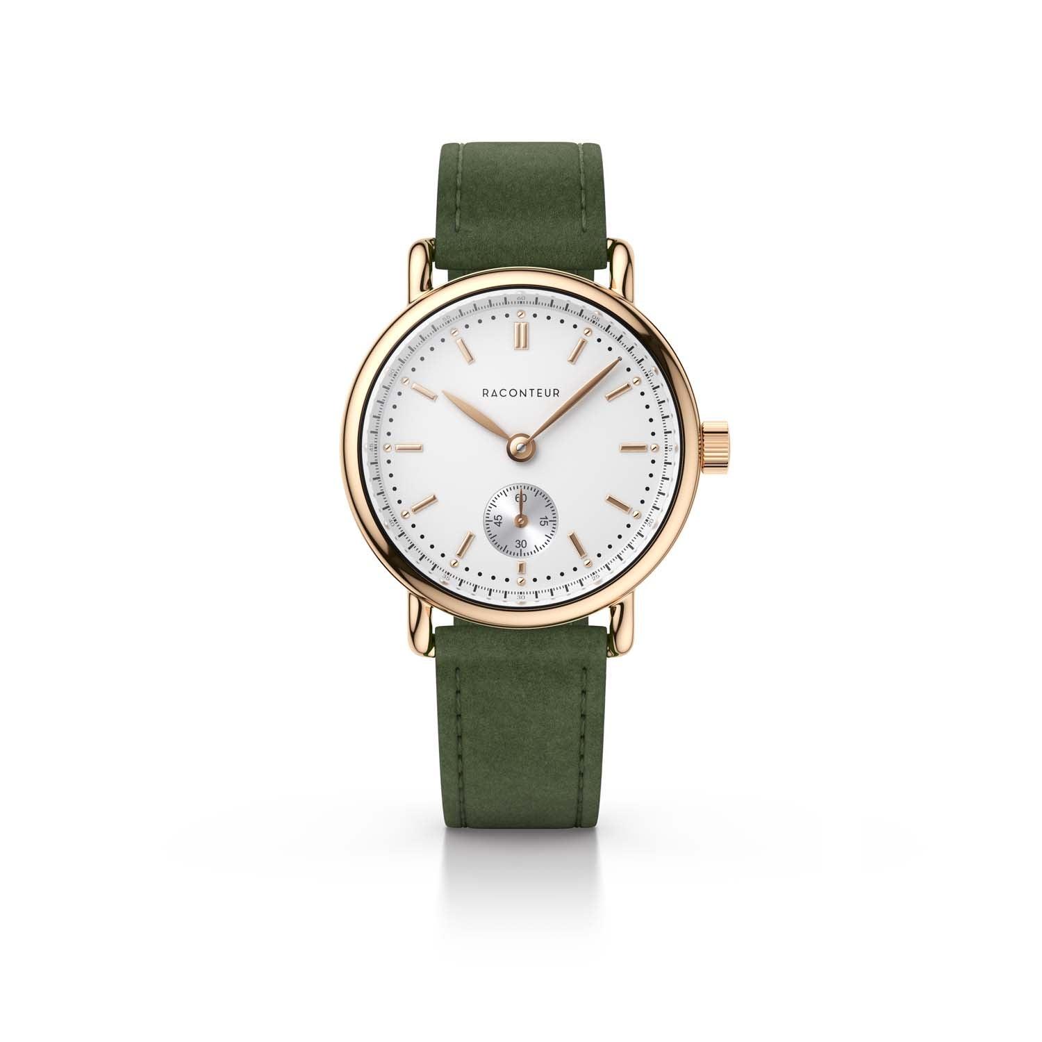 Earhart – Rosé Gold & White - Raconteur Watches