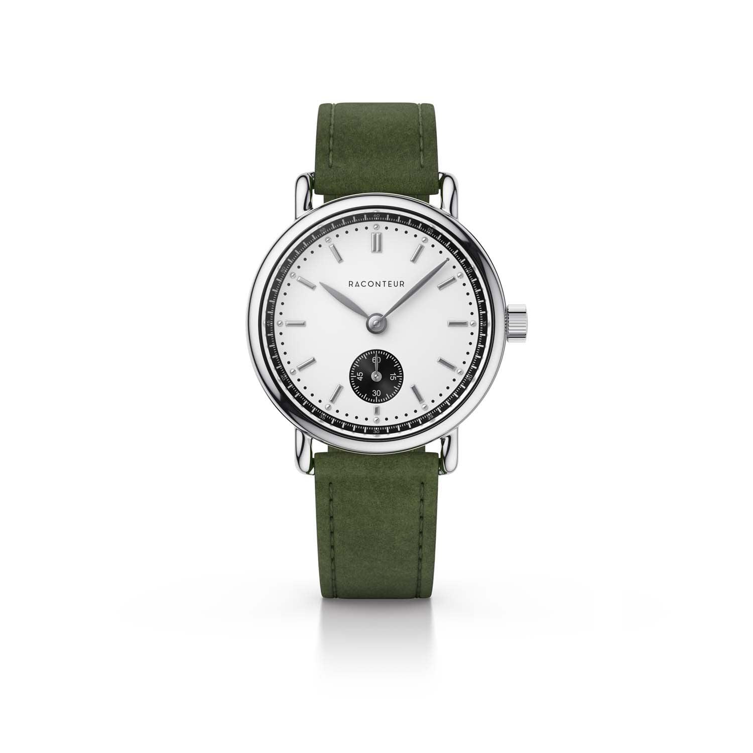Earhart – Silver & White - Raconteur Watches