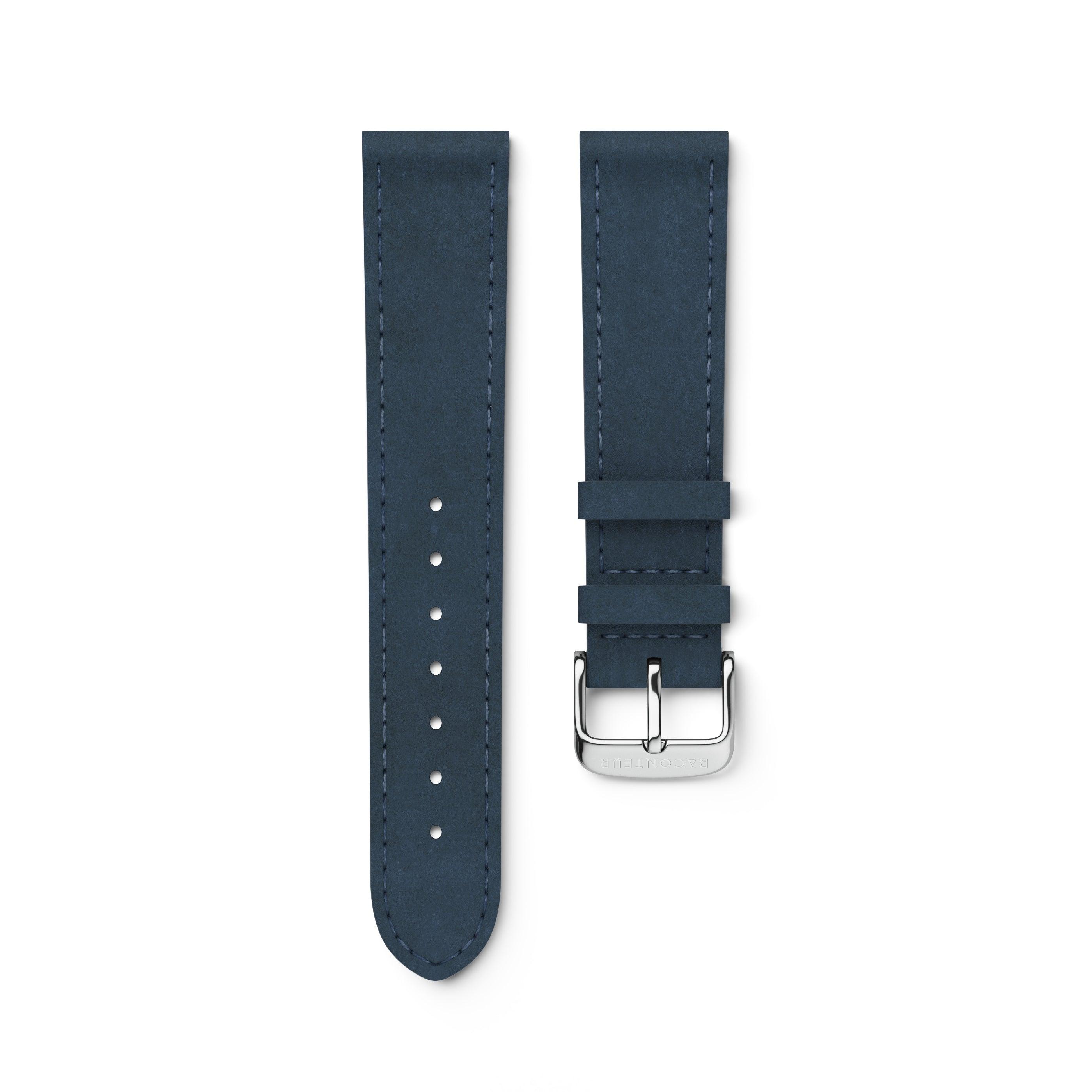 Navy Suede Strap - Raconteur Watches