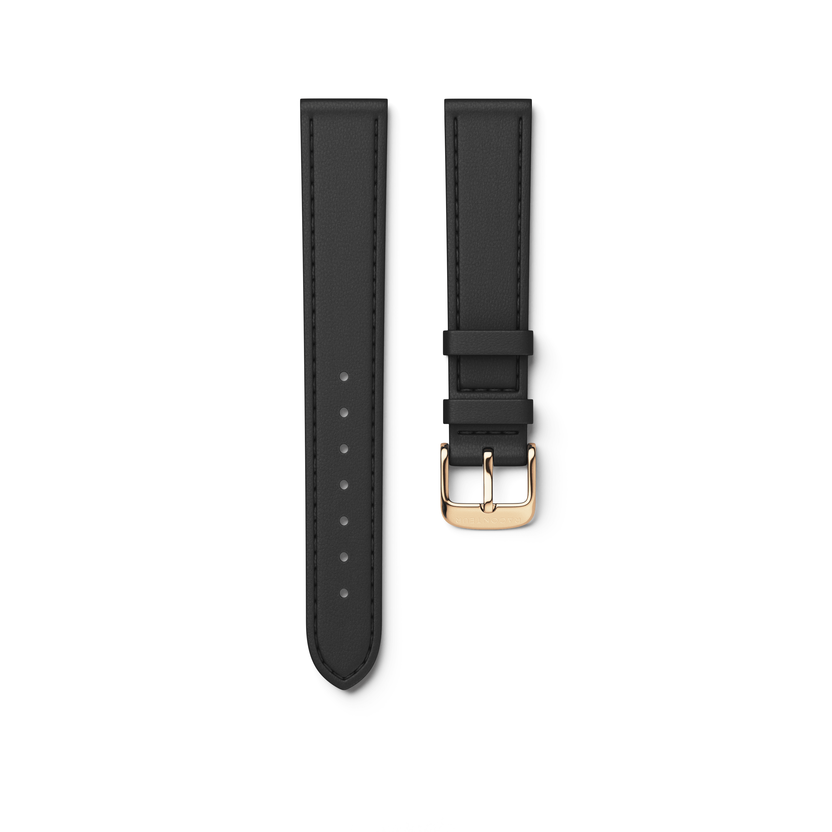 Nero Leather Strap - Raconteur Watches