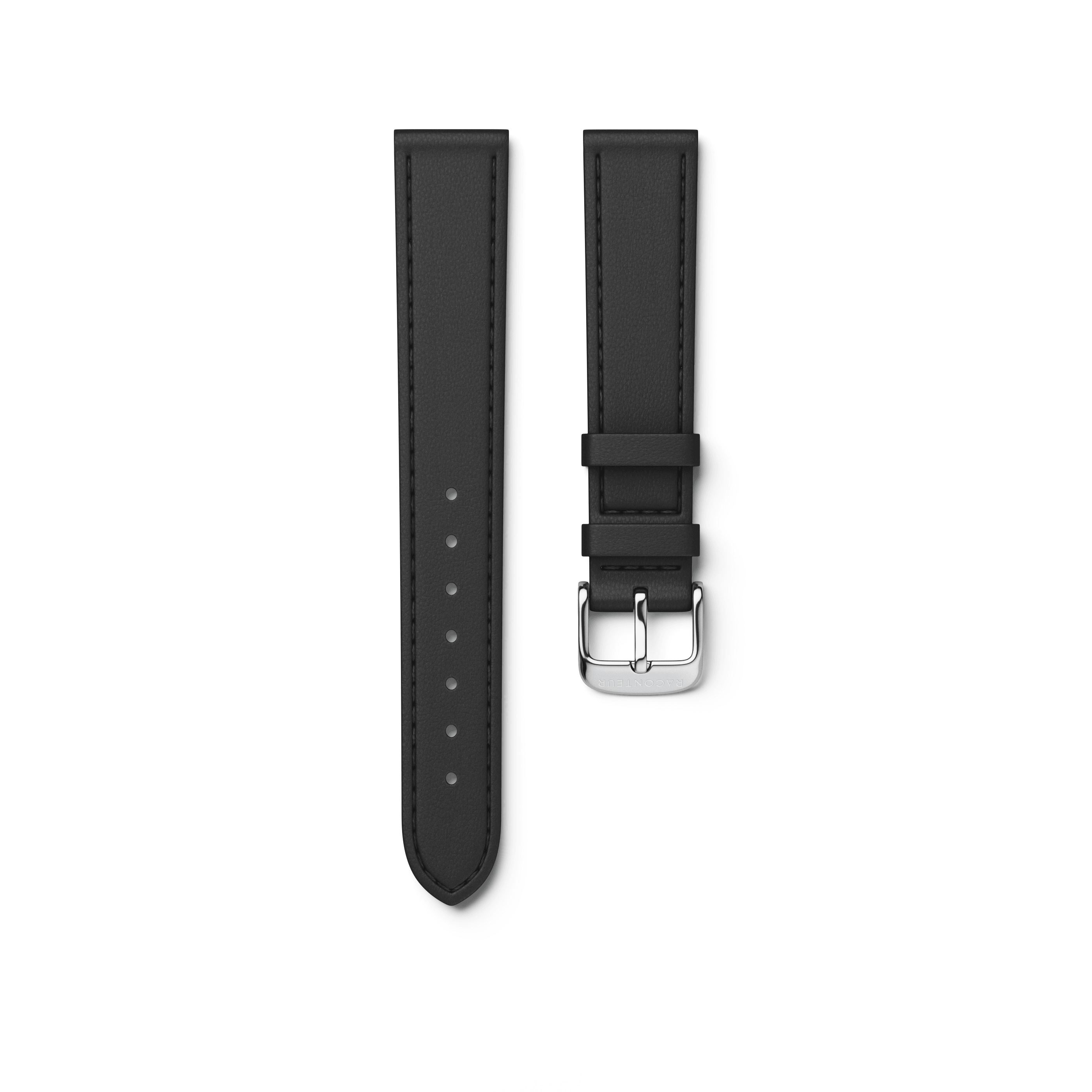 Nero Leather Strap - Raconteur Watches