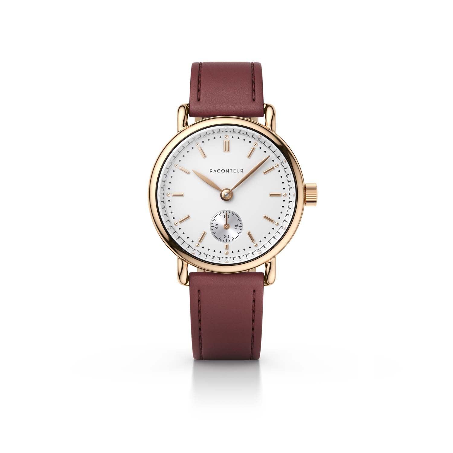 Earhart – Rosé Gold & White - Raconteur Watches