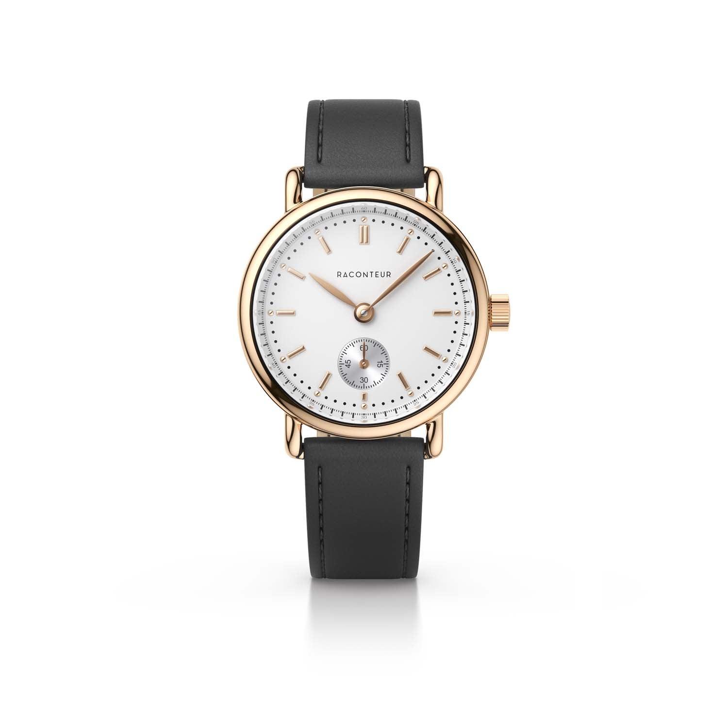 Earhart – Rosé Gold & White - Raconteur Watches