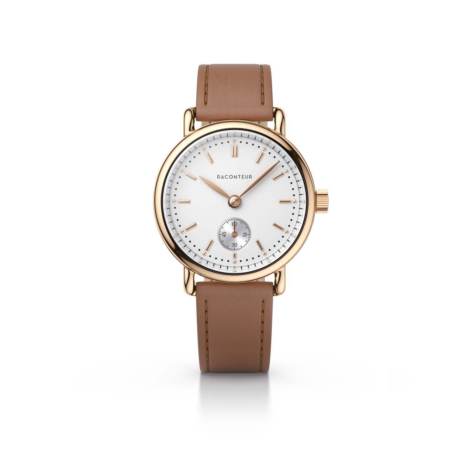 Earhart – Rosé Gold & White - Raconteur Watches
