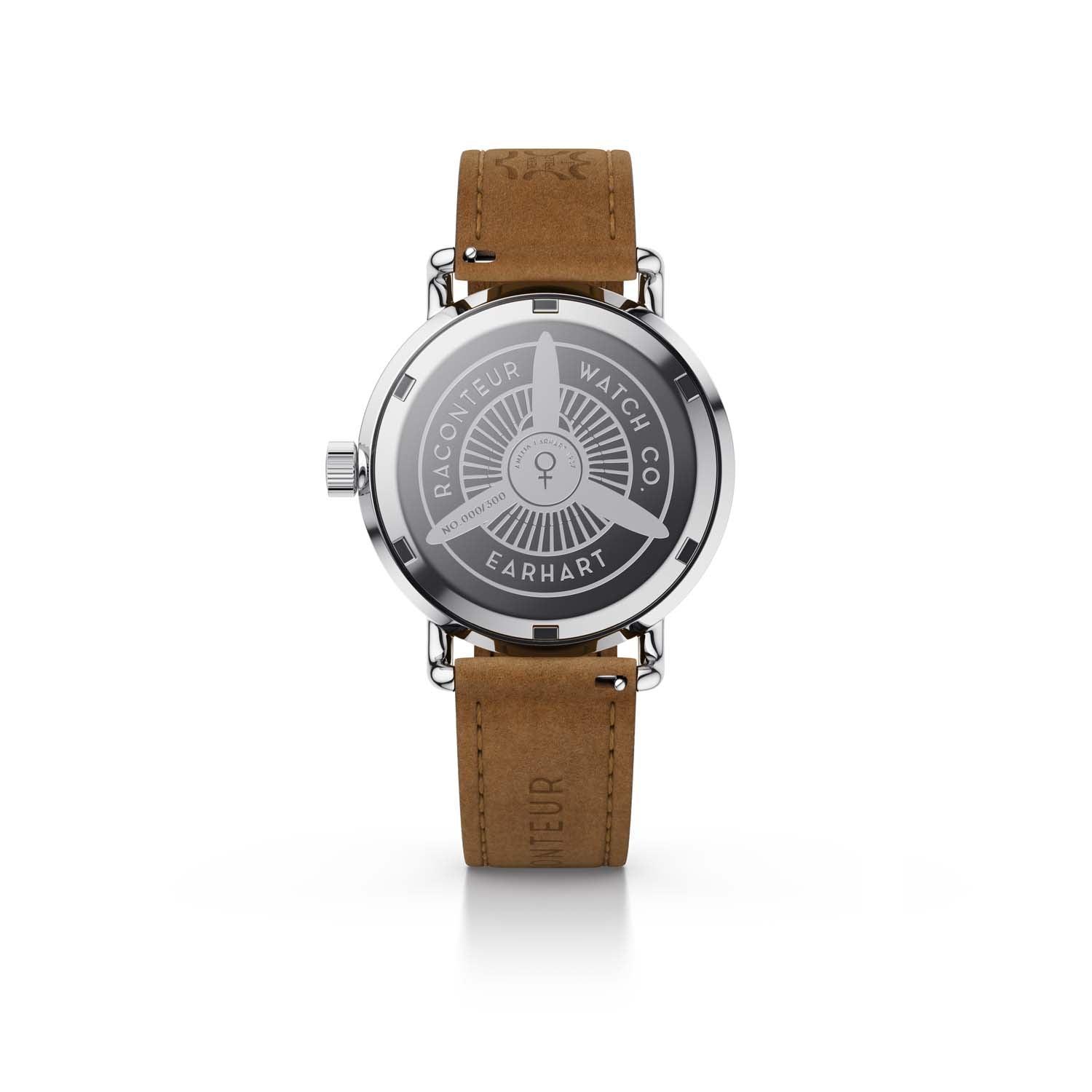 Earhart – Silver & White - Raconteur Watches