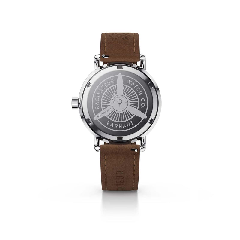 Earhart – Silver & White - Raconteur Watches