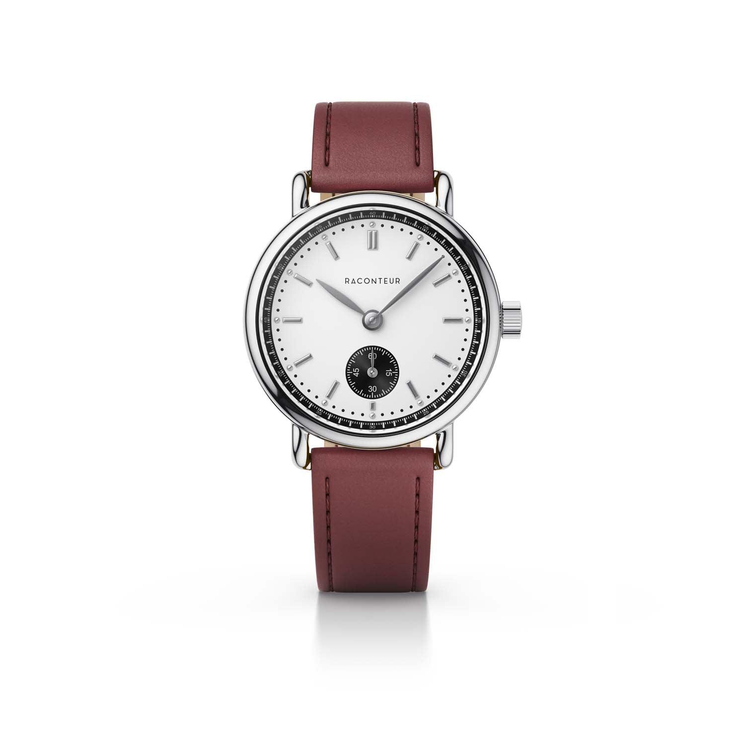 Earhart – Silver & White - Raconteur Watches