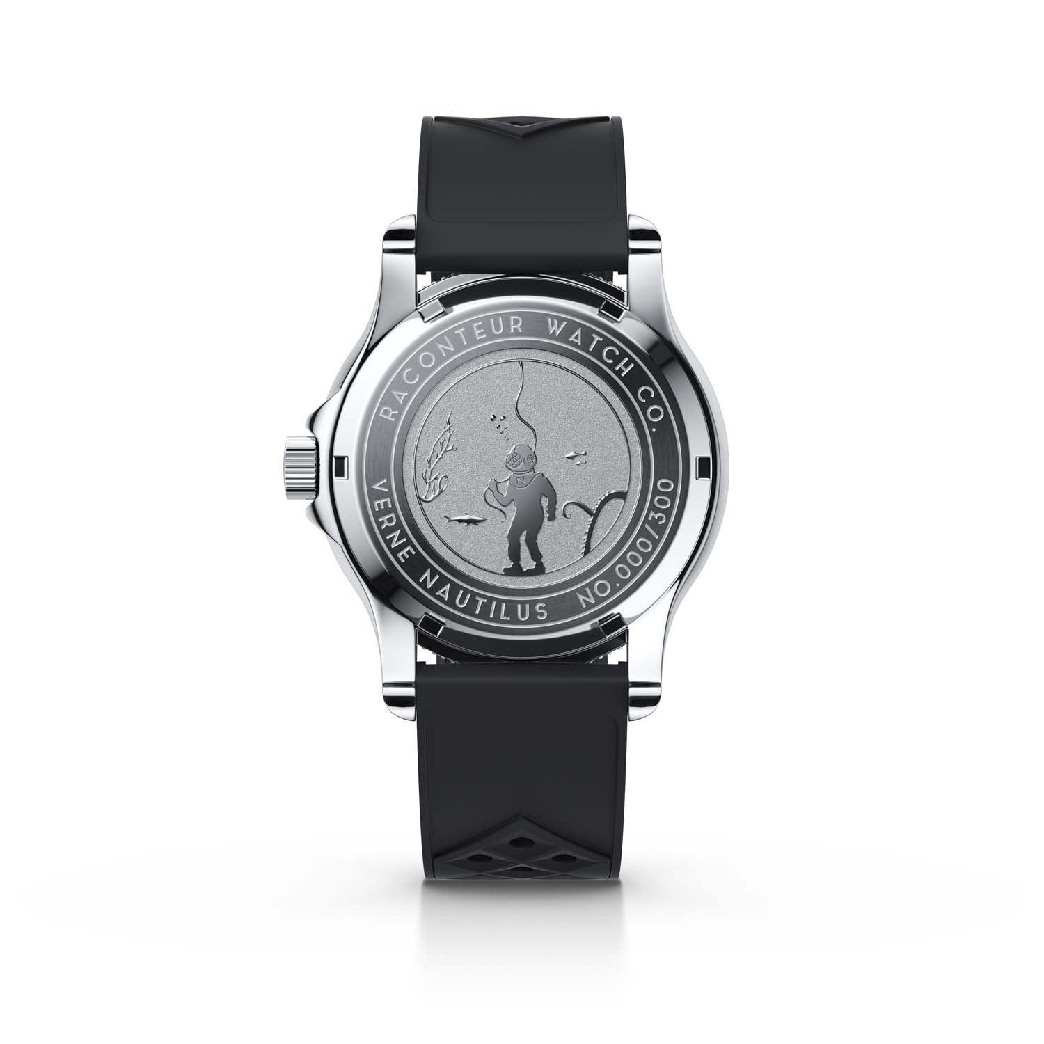 Verne Nautilus – Silver & Green - Raconteur Watches
