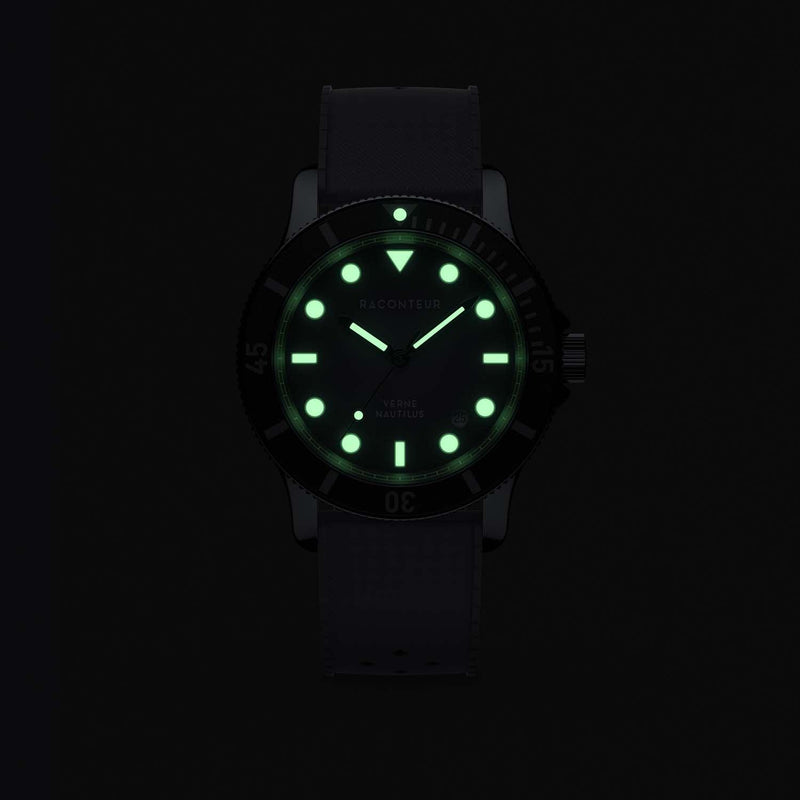 Verne Nautilus – Silver & Green - Raconteur Watches