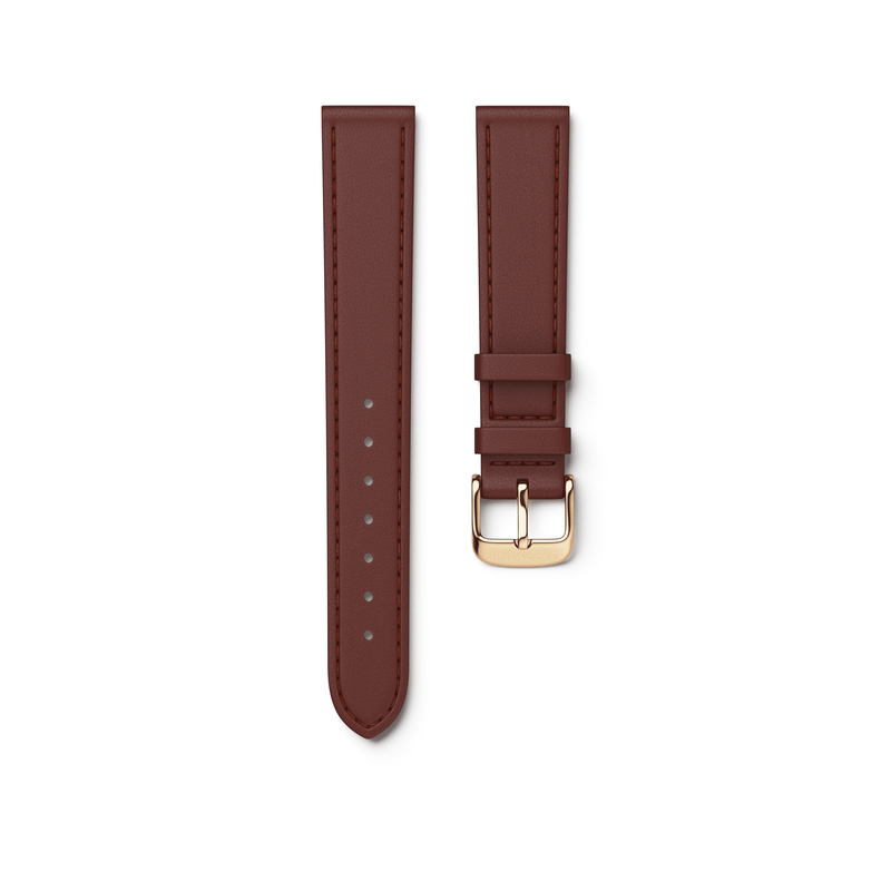 Bordeaux Leather Strap - Raconteur Watches